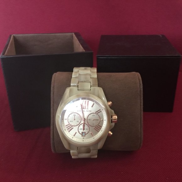 Michael Kors Beige/Brown Champagne Bradshaw MK5840 main image 6